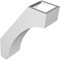 Ekena Millwork 3 1/2-in. W x 10-in. D x 14-in. H Imperial Architectural Grade PVC Knee Brace BRCP035X10X14IMP - alternate 5